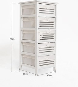 Szeroka komoda Kirota z 5 szufladami