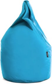 Dziecięca pufa gamingowa z granulatem Diablo Chairs, niebieska