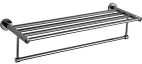 Mexen Remo półka na ręcznik, black chrome - 7050720-73