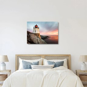 Obraz na szkle - Latarnia morska Castle Hill (70x50 cm)
