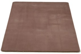 Dywan pluszowy Luxy beżowy 80 cm x 150 cm
