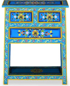 Drewniana szafka z szufladami - Norman