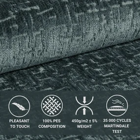 Niebieskie łóżko boxspring ze schowkiem 160x200 cm Passion – Maison de Rêve