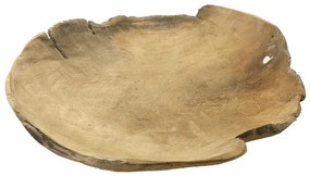Misa ozdobna z drewna tekowego, Ø 40 cm