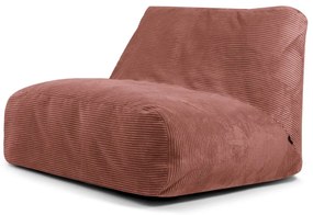 Ceglasty sztruksowy worek do siedzenia Sofa Tube – SLOWDOWN