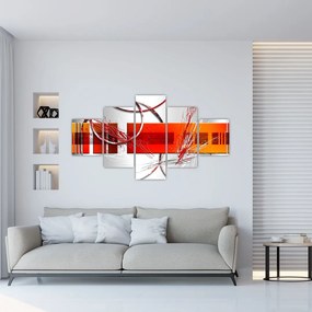 Abstrakcyjny obraz (125x70 cm)
