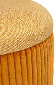 Zestaw puf ze schowkiem BOLZANO, Ø 38 cm, Ø 32 cm