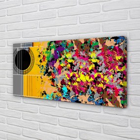 Zdjęcie na płótnie Artystyczna Gitara W Barwach