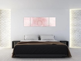 Obraz - Różowa mandala (170x50 cm)