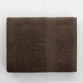 Brązowy bawełniany ręcznik frotte 30x50 cm Marina – DecoKing