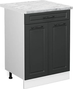 Szafka dolna do kuchni antracytowy domek wiejski 60x60x81.6 r-line