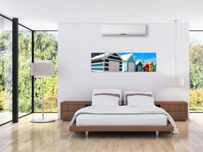 Obraz - Brighton Beach, Melbourne, Australia (170x50 cm)