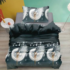 PrzytulneMieszkanie.pl PrzytulneMieszkanie.pl Bawełniana pościel DARNELLE ciemnoszara Rozmiar pościeli: 70 x 90 cm | 140 x 200 cm