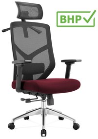 Ergonomiczny fotel do biura Rosa, zgodny z normą BHP