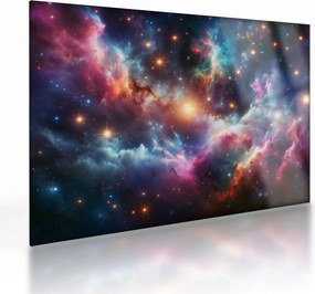 Obraz na szkle - Ciemny kosmos (70x50 cm)