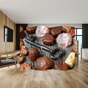 Parawan - Czekolada i klucz (210x170 cm)