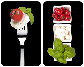 Szklane płyty ochronne CAPRESE na kuchenkę – 2 sztuki, WENKO