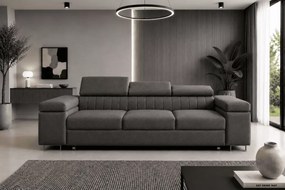 Elegancka kanapa Ardi Linea z funkcją spania regulowane zagłówki 275 cm