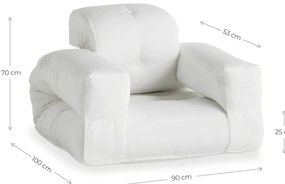 Beżowy fotel rozkładany odpowiedni na zewnątrz Karup Design OUT™ Hippo Beige