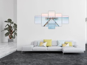 Obraz - Długie molo (125x70 cm)