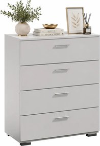 Biała minimalistyczna komoda 80 cm B4-B35