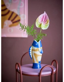 Kamionkowy ręcznie malowany wazon (wysokość 22 cm) Irving – Bloomingville