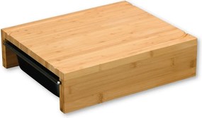 Kesper 58355 Deska do krojenia z tackami, stal nierdzewna, 35 x 29 x 9,5 cm