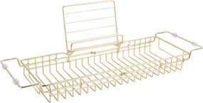 Półka na wannę CADDY, metalowa, 18 x 20 x 61 cm