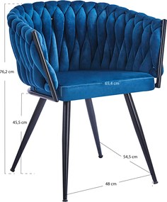 Krzeso Widny z czarnego aksamitu