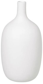 Biały ceramiczny wazon Blomus, wys. 21 cm