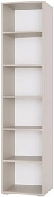 Beżowy regał stojący nowoczesny 50 cm F3-C73
