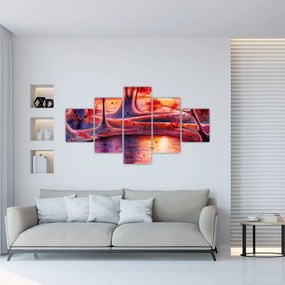 Obraz magicznego lasu (125x70 cm)