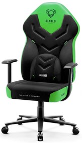 Fotel gamingowy Diablo X-Gamer 2.0 Normal Size, Green Emerald