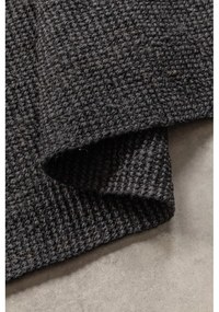 Czarny chodnik z juty 80x200 cm Bouclé – Hanse Home