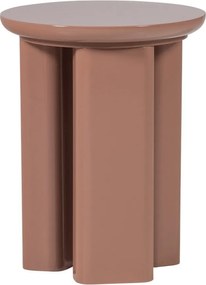 Okrągły stolik z połyskiem ø 40 cm Orivo – WOOOD