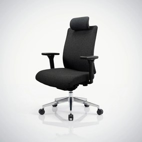 Fotel biurowy ergonomiczny czarny VECTOR