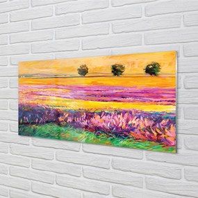 Szklany Panel Korony Drzew pod Niebem