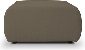 Pufa BALOO w kolorze jasnego brązu w tkaninie LAMBI 03