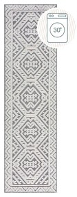 Szary chodnik z szenilu odpowiedni do prania 60x240 cm Jaipur – Flair Rugs