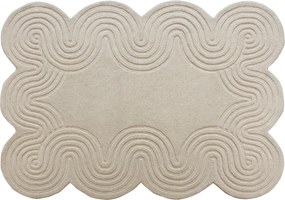 Dywan tuftowany 100% wełna - 200 x 290 cm - Beżowy - 2000g/m² - LUVERA