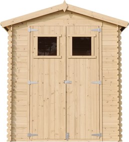 Drewniana szopa ogrodowa z podłogą - 180 x 180 x 218 - 2,82 m2 - M320+M320G