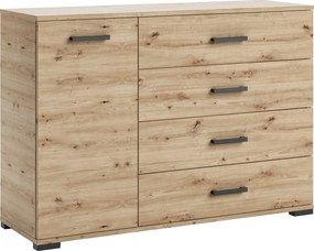 Komoda ALBANO 120 cm do Salonu Sypialni Dąb artisan