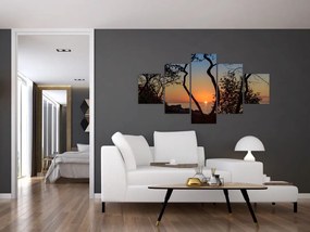 Obraz zachodu słońca (125x70 cm)