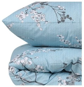 Niebieska pościel dwuosobowa z bawełny renforcé 240x220 cm Chicory – Mijolnir