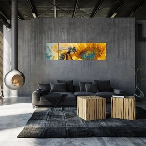 Obraz - Pszczoła, akwarela (170x50 cm)