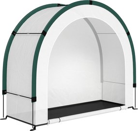 Outsunny Szklarnia z kopułowym dachem, składana foliowa szklarnia 200 x 80 x 164 cm Zielona | Aosom PL