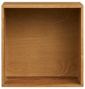 Wielopoziomowa półka z litego drewna dębowego w naturalnym kolorze 18 cm Townsville – House Nordic