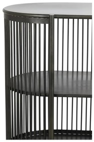 Czarna metalowa komoda 100x80 cm Yinthe – Light &amp; Living