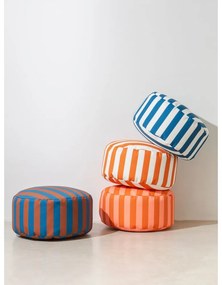 Niebiesko-pomarańczowy puf – Really Nice Things