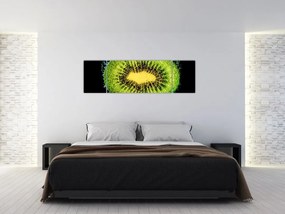 Obraz - szczegół kiwi w wodzie (170x50 cm)